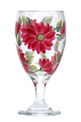 Red Daisy Goblet