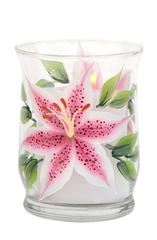 Stargazer Lilies Candle Holder