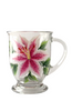 Stargazer Lilies Cafe Mug - Wineflowers
