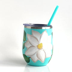 Magnolia Steel Wine Tumbler