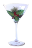 Holly-Days Martini Glass