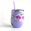 Orchids Steel Wine Tumbler