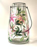 Stargazer Lilies Tall Lantern