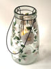 White Beach Roses Tall Lantern